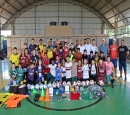 Vereadores participam da entrega de materiais esportivos para projeto municipal